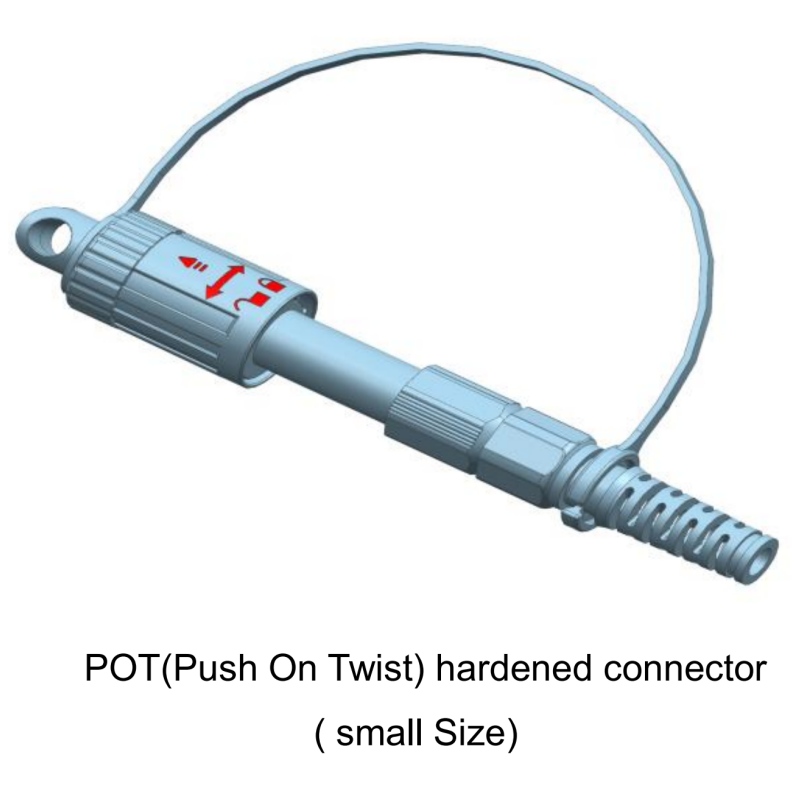 Slim Optical Fiber Connector Huawei 9 in 1 IP68 Waterproof for ODF PEI Wiring Devices