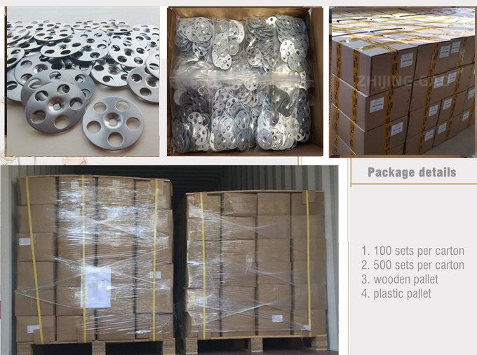 Tile Backer Board 35mm Metal Insulation Disc Washers 100 Pack