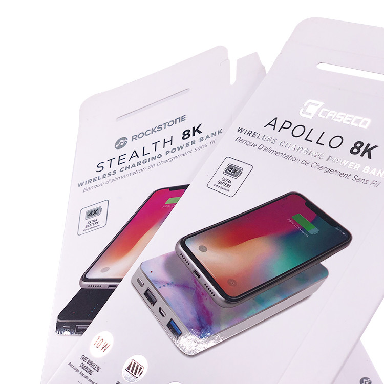 Paper Tempered Glass Packing Box Printing 87mm*20mm*190mm