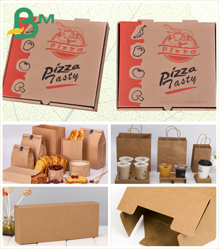 350 / 400 / 450gsm Virgin Kraft Paper 68 * 86cm Virgin For Coffee Packages