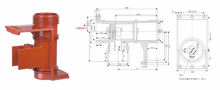 Position high voltage epoxy resin contact box with CE certification