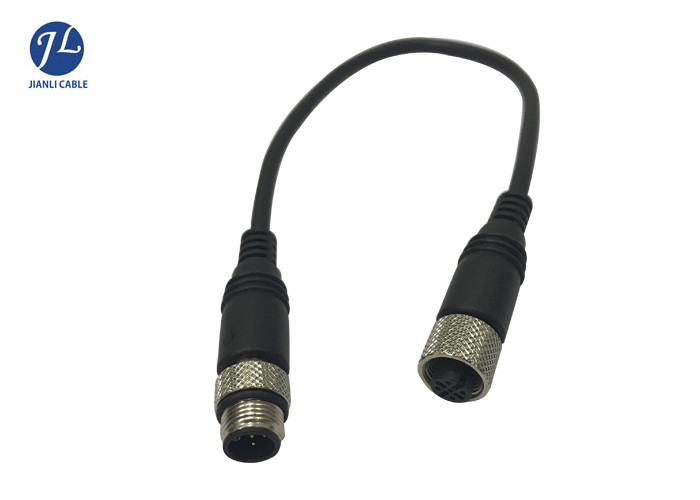 Reverse Camera M12 Extension Cable 5 Pin Male To Female Connector 30CM Length