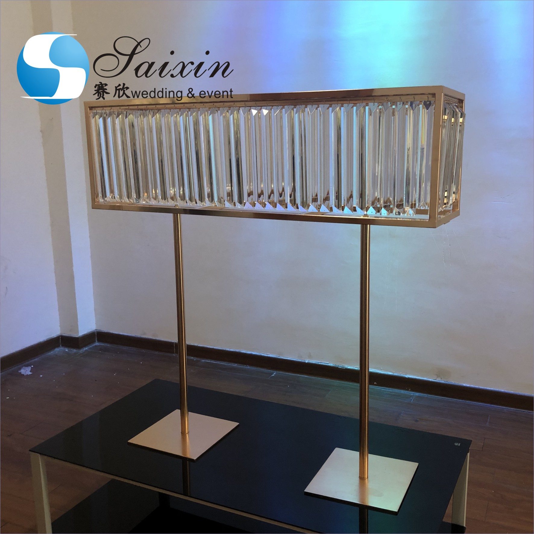 18 Arms Pendant Full Crystal Glass Pendant Chandelier Transparent Foot Candle Holder
