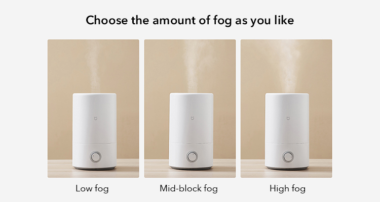 Xiaomi Mi Air Humidifier 4L Desktop Puricare Mini Air Humidifier For Home Bedroom