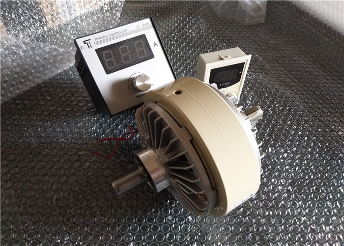 Stainless Steel Eddy Current Clutch Double Shafts 6NM~400NM For Slitting Machine Powder Clutch