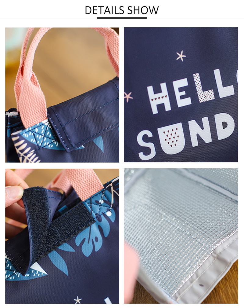 Water Repellent Polyester Insulated Lunch Cooler Bags