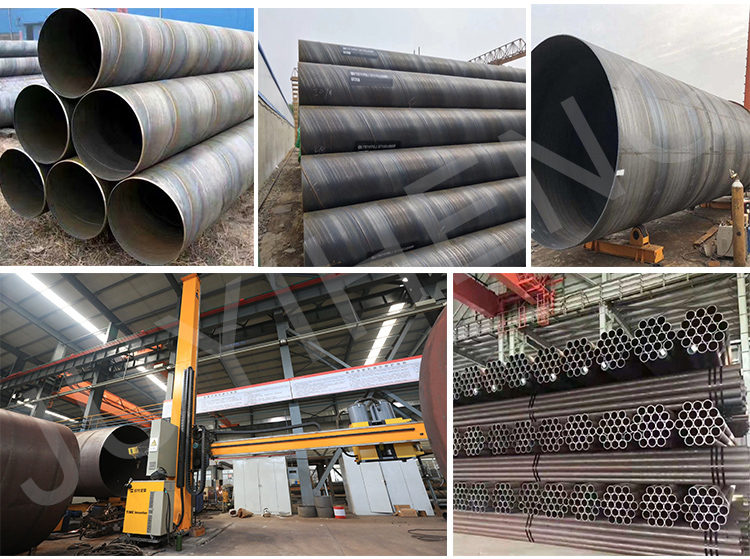 ERW Welded Galvanized Pipe Customized Spiral Welded Carbon Steel Pipe 6m