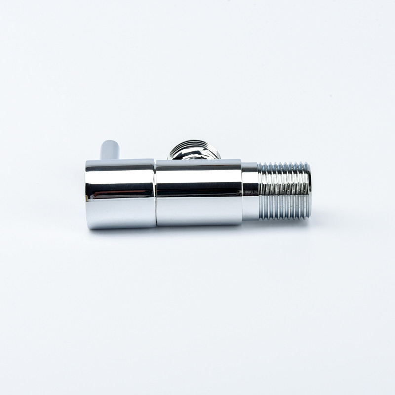 Kitchen Round Handle 135g 0.2Mpa Brass Angle Valve