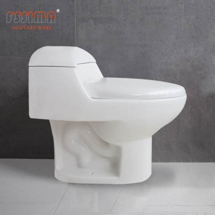 Twin Conjoined Toilet Floor Mounted Wc S Trap 190mm Washroom