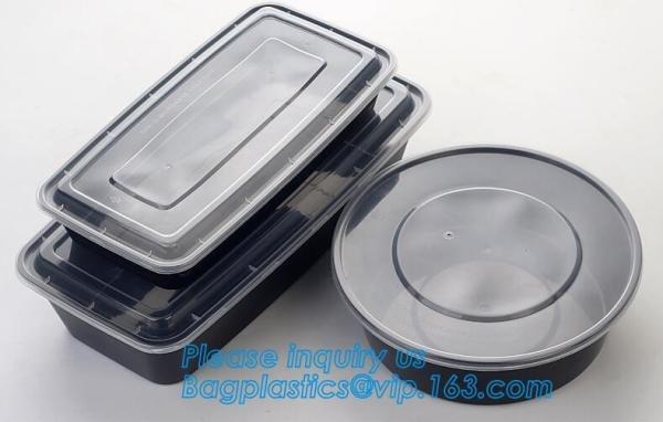 Plastic Food Container Lunch Box With 5 cells Compartments 304 Stainless Steel