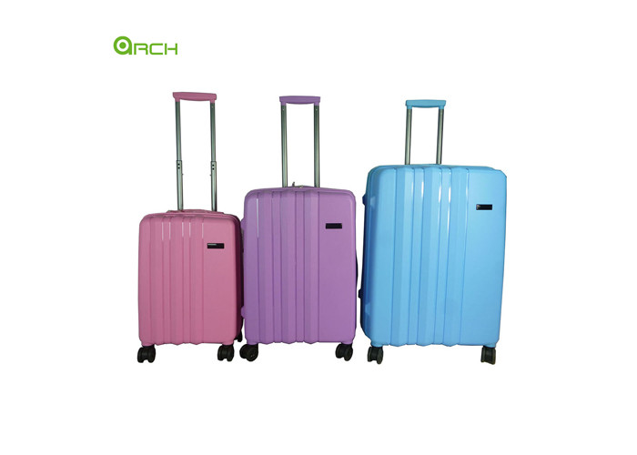 Dual Spinner Wheels 100% PP Hard Case Spinner Luggage Bag