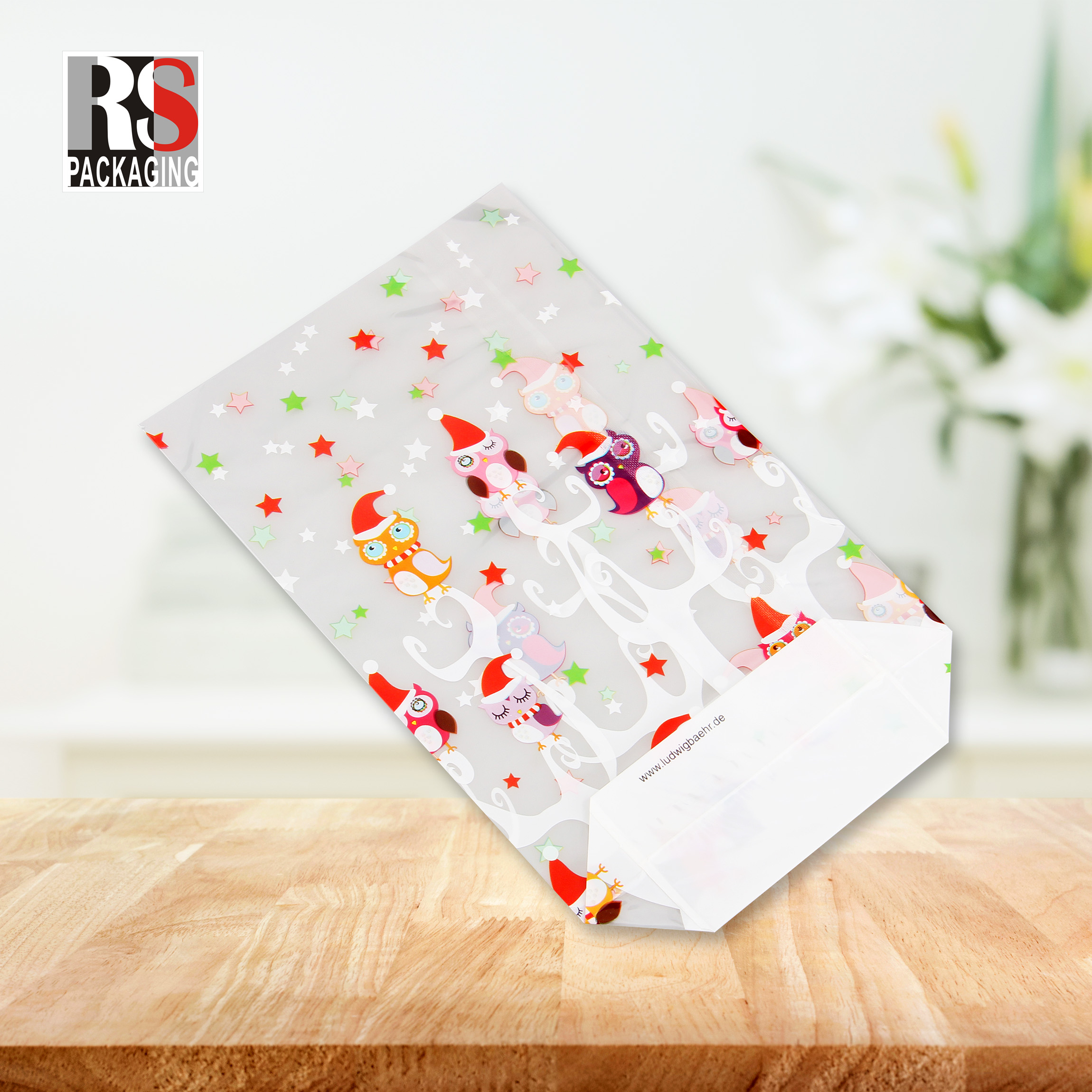 Food Flat Bottom Bag Bopp Plastic Square Bottom Pouch Gravure Printing