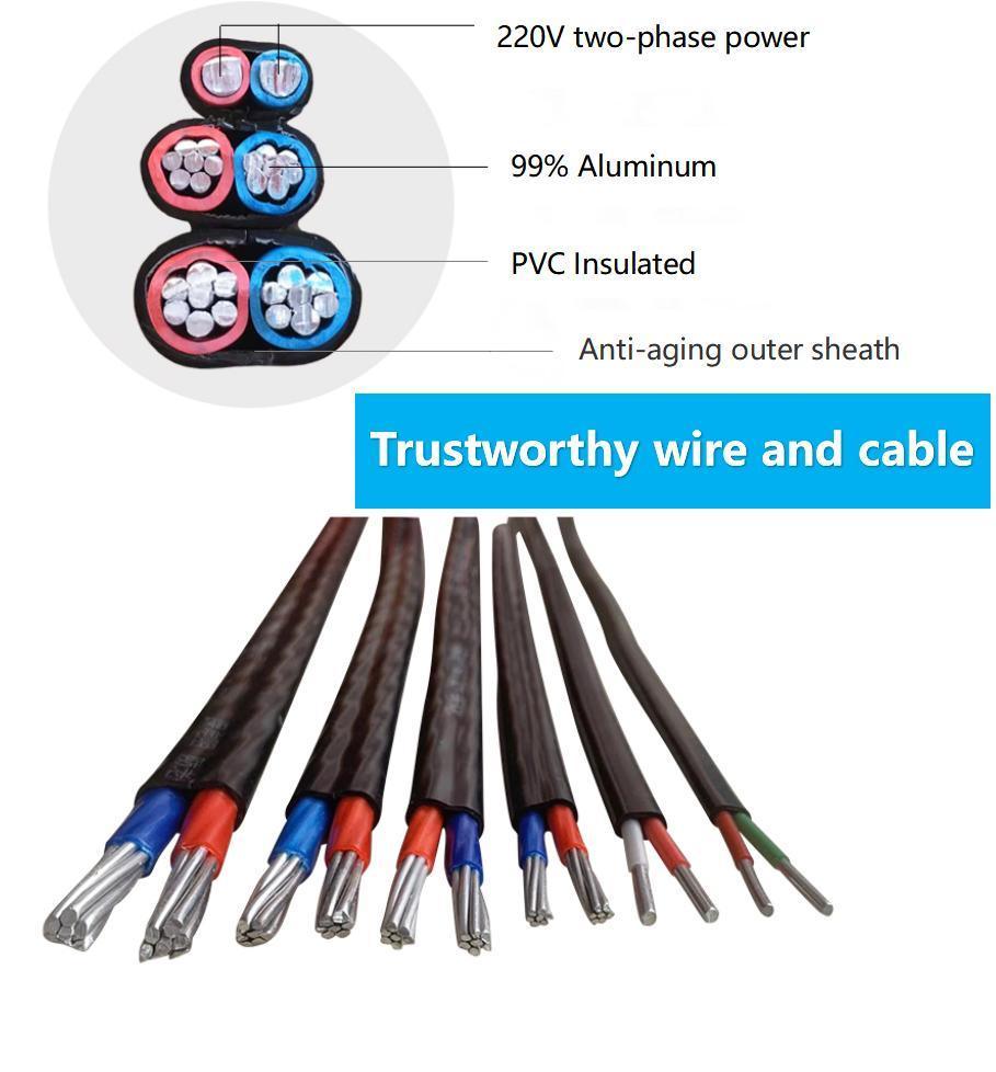 IEC Standard BVVB+E PVC Flat Cable 1sqmm1.5sqmm 2.5sqmm 4.0sqmm Twin and Earth Flat Wire TPS Myym Electric Cable
