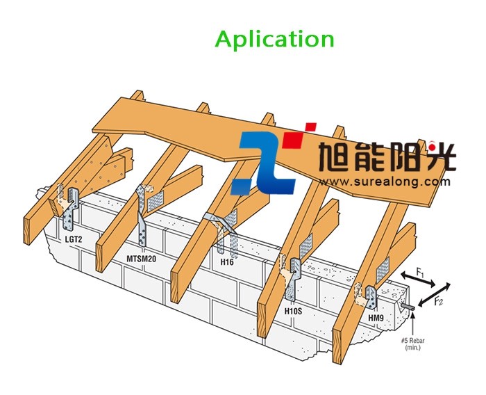 Customized Timber Connectors Blending Process Galvanized Steel Stainless Steel Joist Hanger