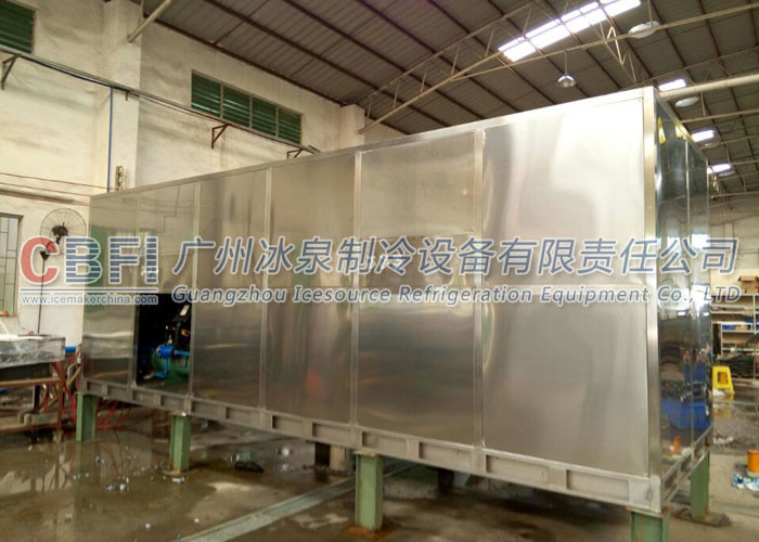Freon Gas System Cube Shaped Ice Making Machines Bock / / Copeland Compressor