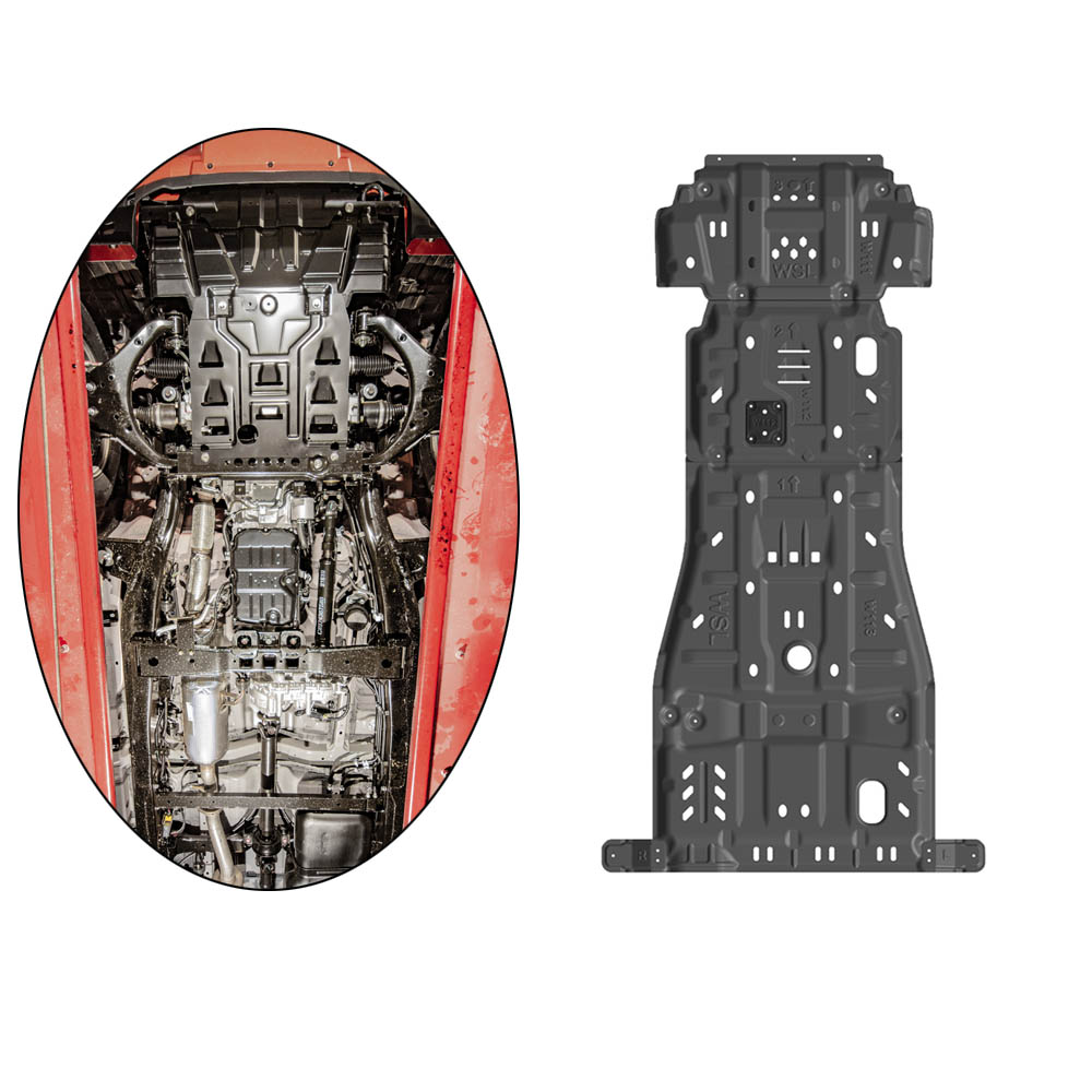 2012-2016 ISUZU D-MAX Engine Cover Mudflap Skid Plate Protector Underbody Guard by Landace
