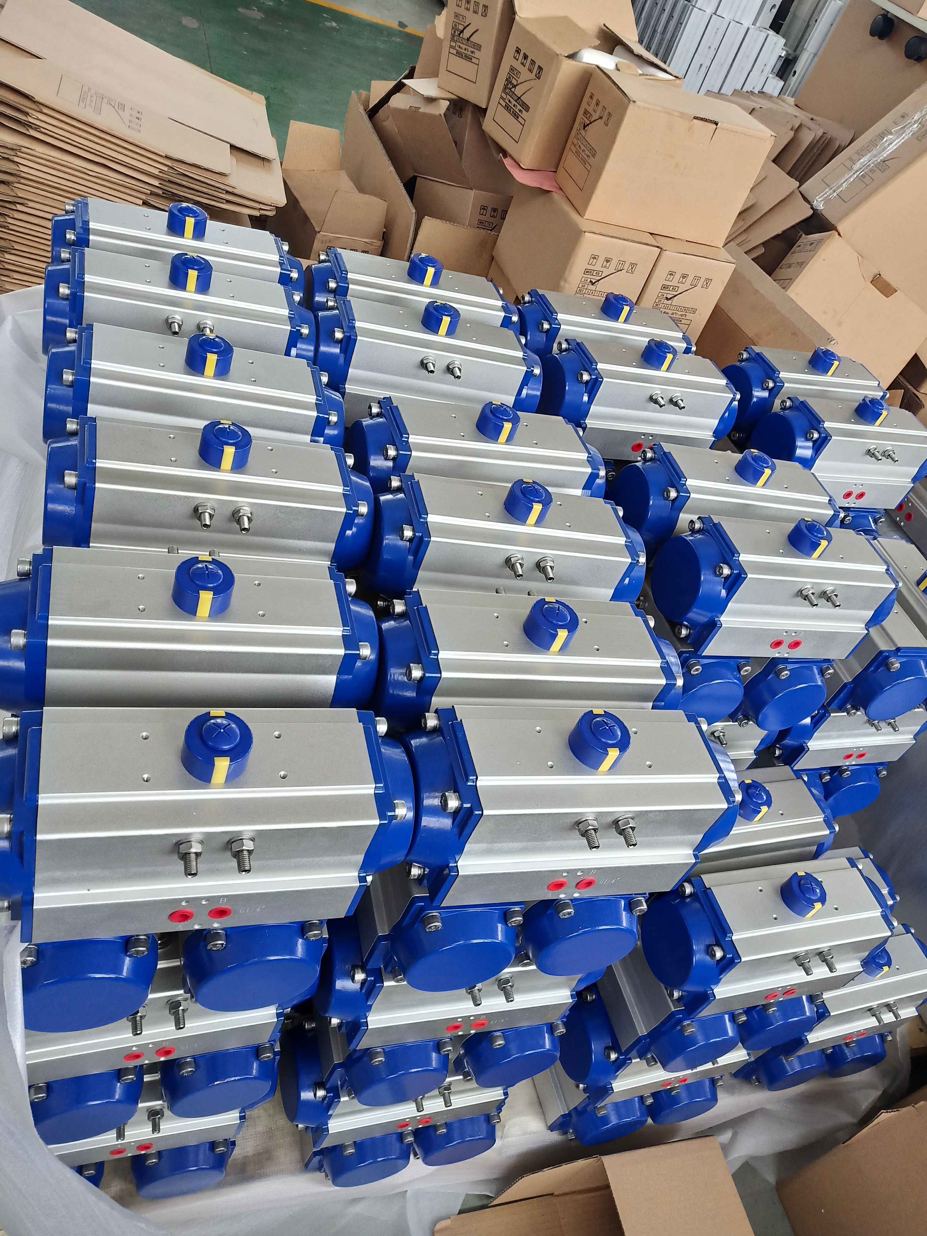 rotating 90 angle pneumatic rotary actuator actuadores neumaticos