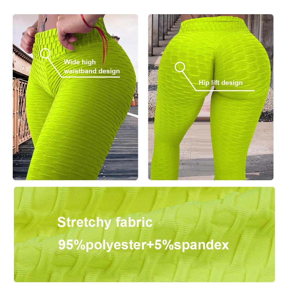 Customized Colors Push Up Scrunch Butt High Waisted Workout Sport Leggings Waist Type Low