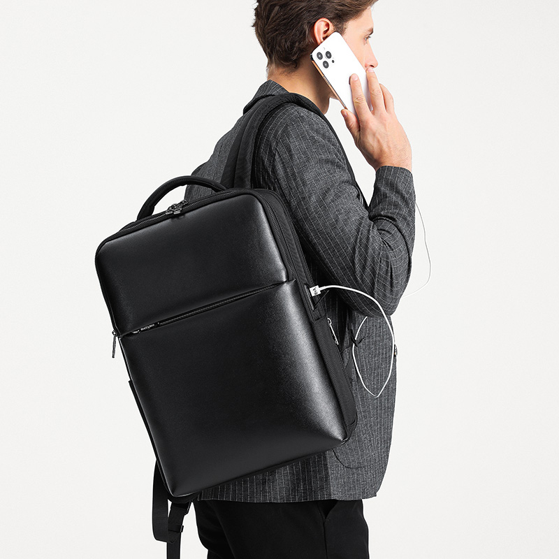 High quality business waterproof usb charging 15.6 inch laptop bag men backpack