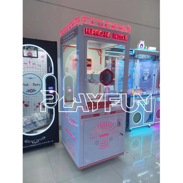 Coin Operated Game Machine Catch Money Catching Bill Money Lucky Prize Hurricane Rescue Arcade Games Machine