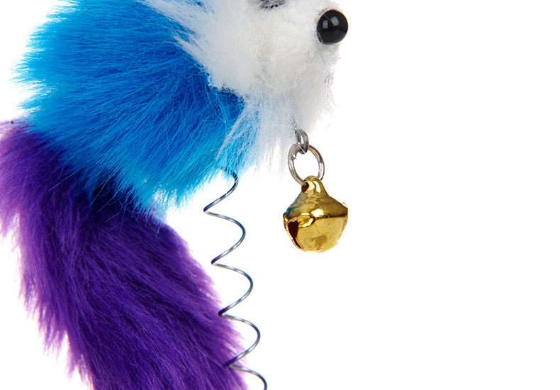 Cute Mouse Self Play Cat Toys Lightweight Funny With Bottom Sucker / Spring