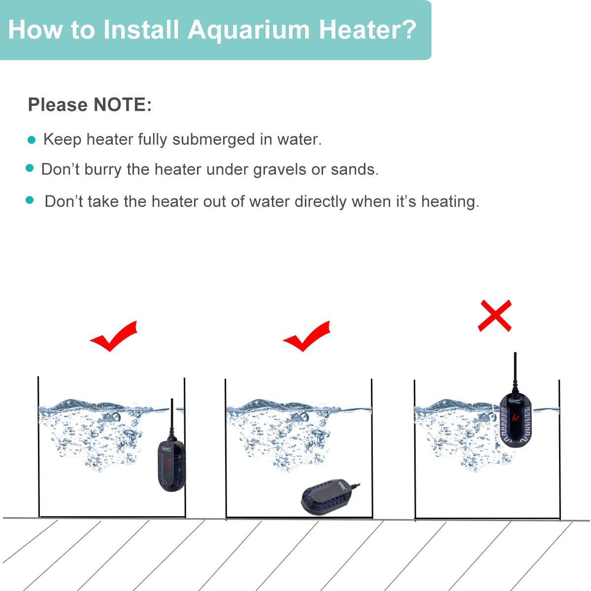 50 Watt Automatic Aquarium Heater