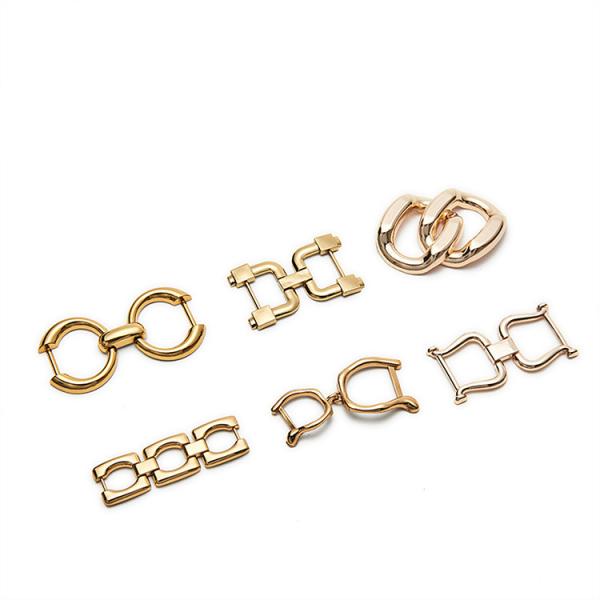 Custom high quality metal fashion shoe buckles accessories women's shoe buckles