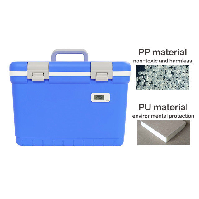 18L Phefon Portable Blood Transport Ice Chest Cooler Plastic Vaccine Cooler Box