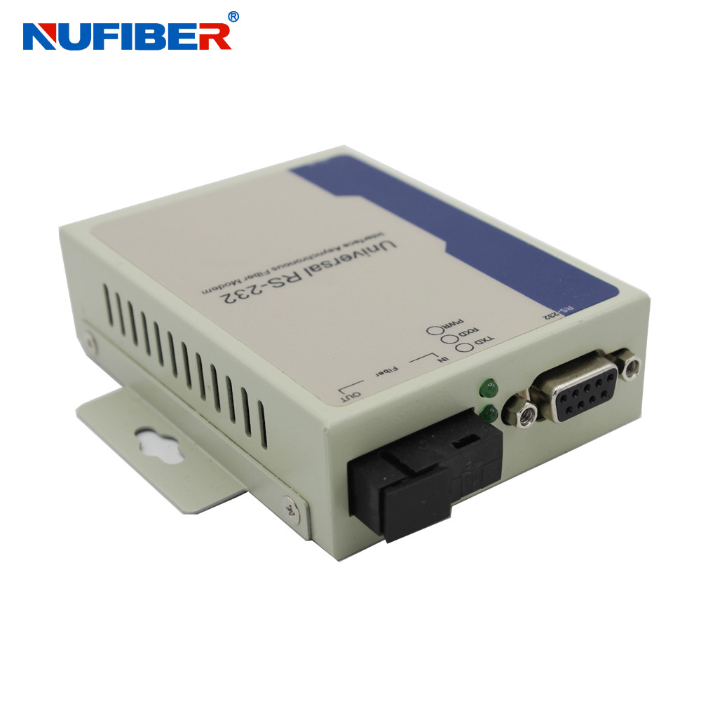 Simplex SM 1310nm 1550nm 20KM SC RS232 To Fiber Converter