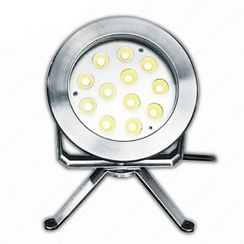 Stainless Steel IP68 Waterproof Boat Remote Spotlight , 12 Volt Marine Searchlights