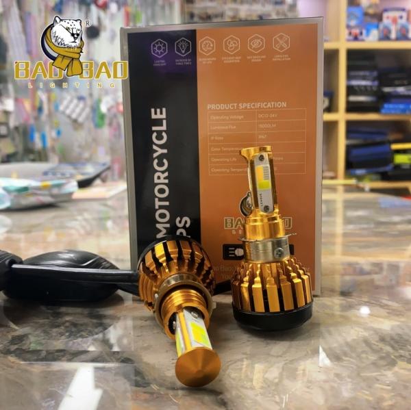 BAOBAO 25 Watts 2pcs Iron Metal 3 Colors Mini Driving Headlight Bulb for