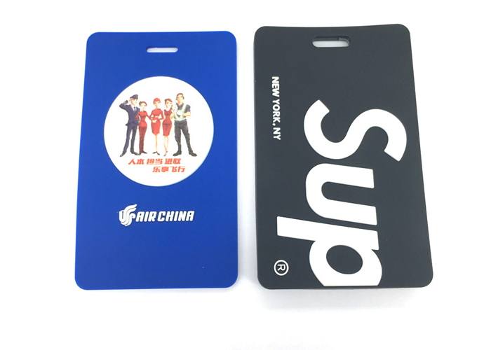 Silicone miscellaneous items custom PVC tide brand cartoon luggage tag bracelet