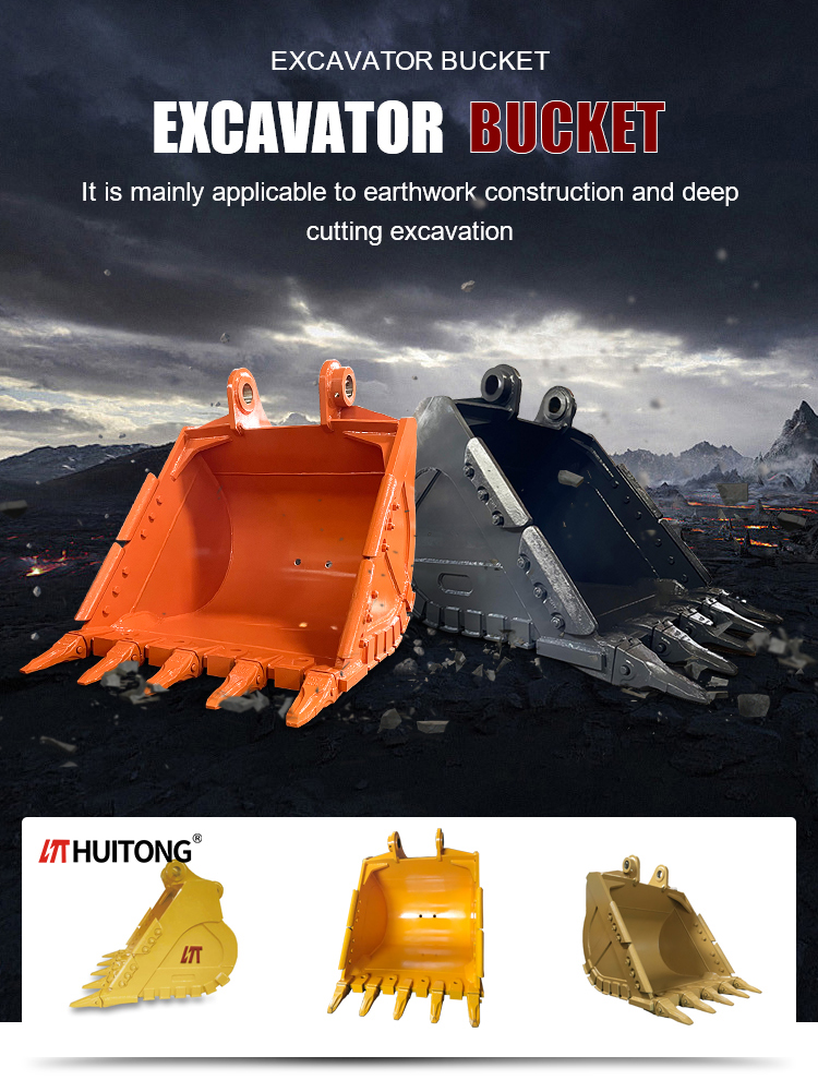 Crawler Excavator Heavy Duty Bucket For R150 R200 R220