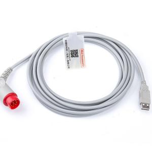 Buy cheap Medical Portable Blood Pressure Cable , Length 3.2m IBP Interface Cable product