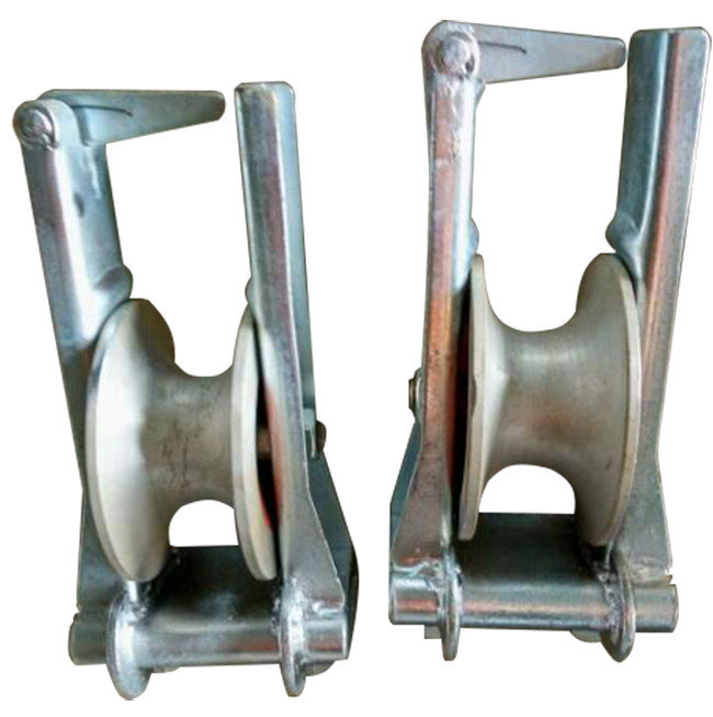 Aluminum Crossarm Mounted Transmission Line Stringing Tools Stringing Blocks