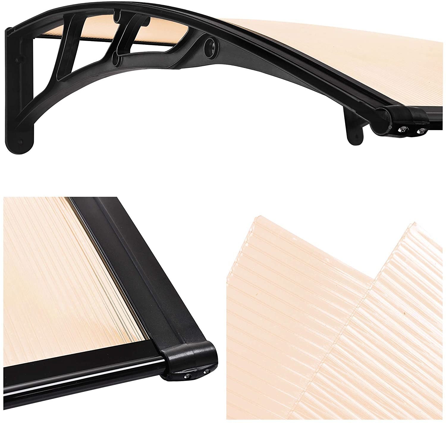 Washable Overhead 40" Door Window Awning Canopy