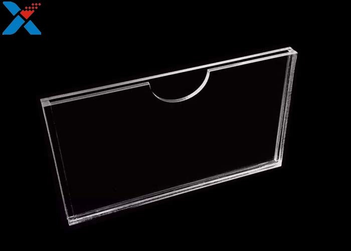 Horizontal Acrylic Double Sided Poster Holder Transparent Organic Photo Insert Box
