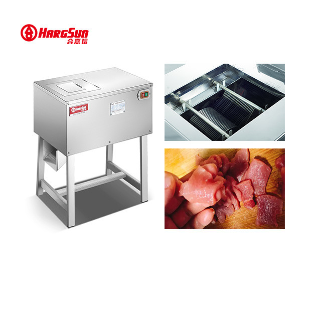 Horizontal Fresh Meat Cutting Machine 750w 45kg 120kg/H With Protective Cover