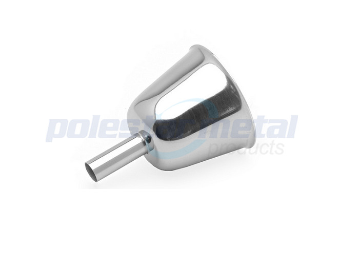 Polished Custom Metal Hardware 1-1/2" Stainless Steel Flask Funnel