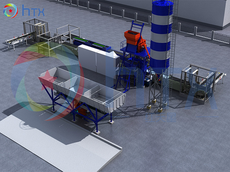 Fully Automatic Terrazzo Concrete Feeding Artificial Stone Production Line