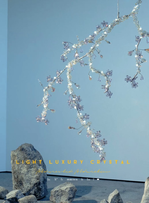 Unique Large Chandeliers Luxury Metal Crystal Floral Chandelier Luxurious Elegant