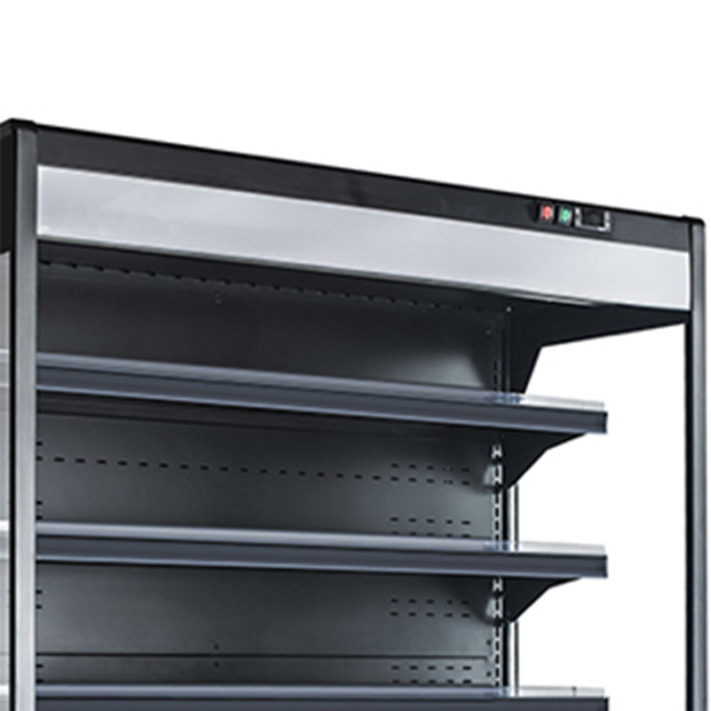 Commercial Open Showcase Chiller Supermarket Fruit And Vegetable Vertical Fridge