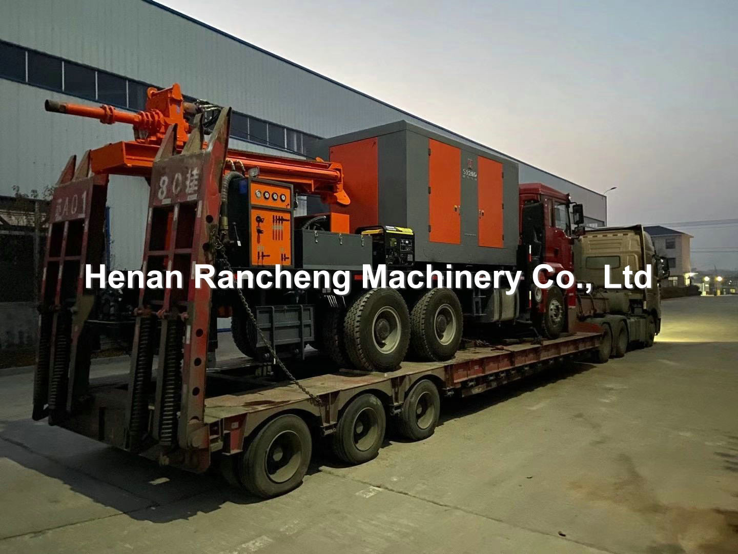 200m Depth Water Well Drilling Truck Carrying Vehicle 6x4 266HP Load Vehicle Engine