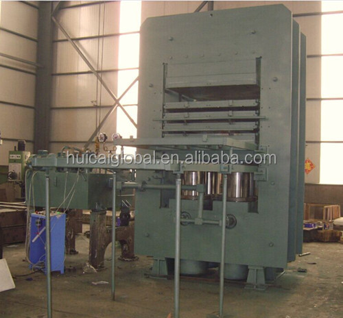 Plate Vulcanizing Press for Rubber Flooring Tiles Manufacturing Process XLB-1100*1100