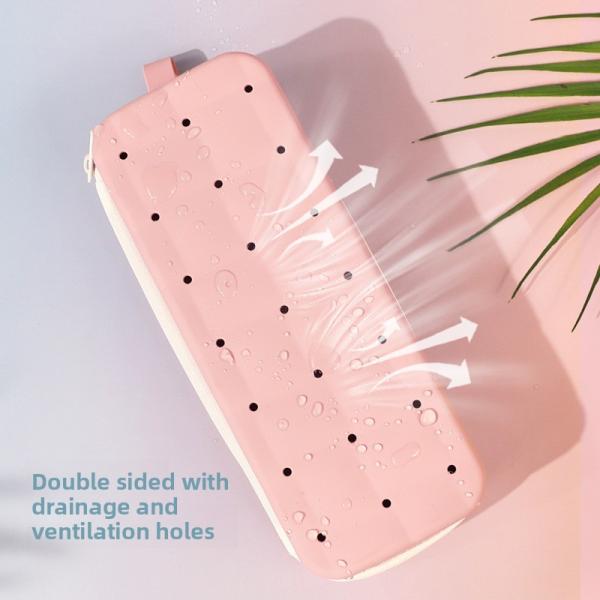 Large Capacity Double-Sided Silicone Swimming Goggles Box Breathable Glasses Protective Case for Outdoor Enthusiasts