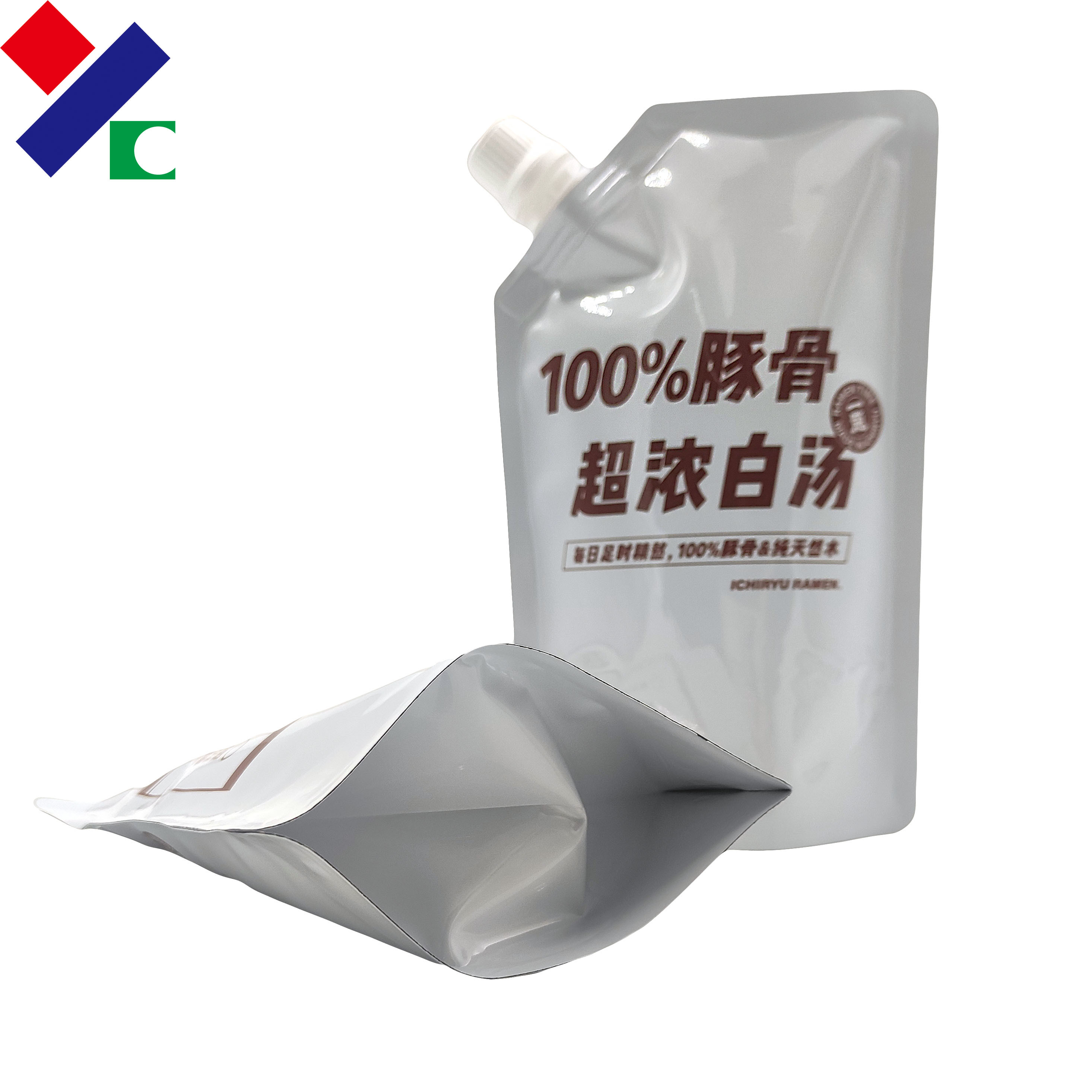 Plastic Spout Pouch Packaging Eco Friendly Multi Colors 60cm Width 30mm