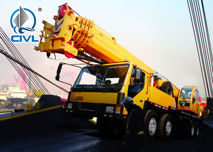 Yellow Telescopic Boom Truck Mounted Crane New Small Hydraulic Truck Crane Wheel 12 Ton Mobile Crane For Sale