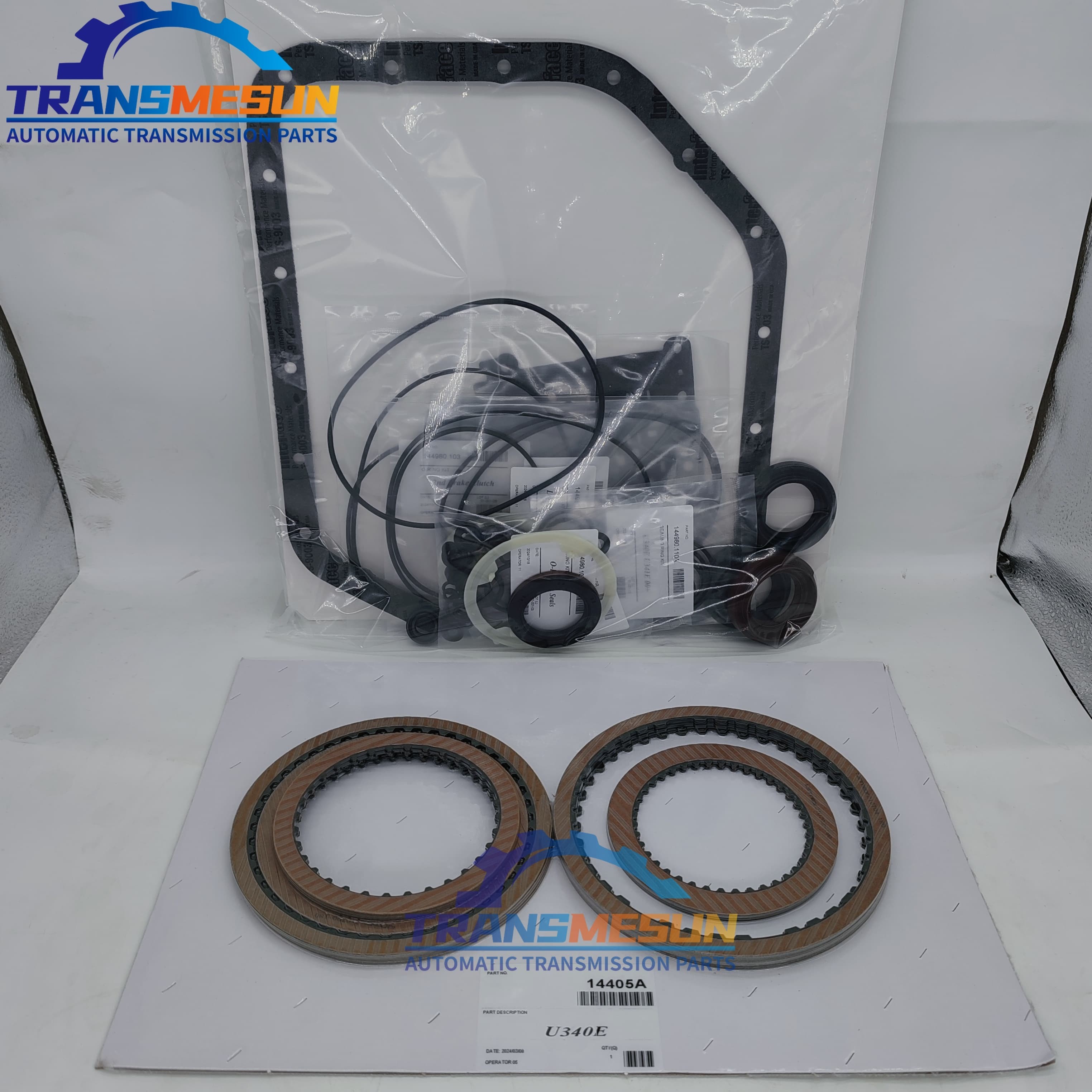 Suitable for Toyota U340E; U341E,U340F; U341F transmission master rebuild kit