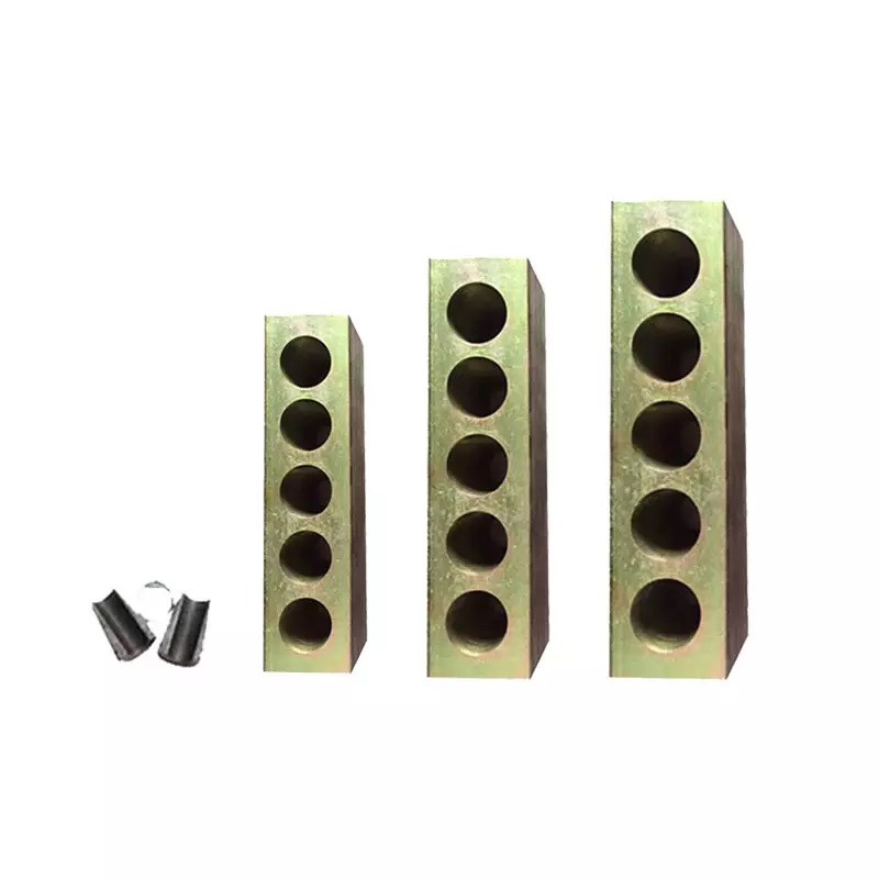 15.2mm Prestressed Concrete Bridge Zinc Coated Post Tentioning Flat Anchor Head Fixed End