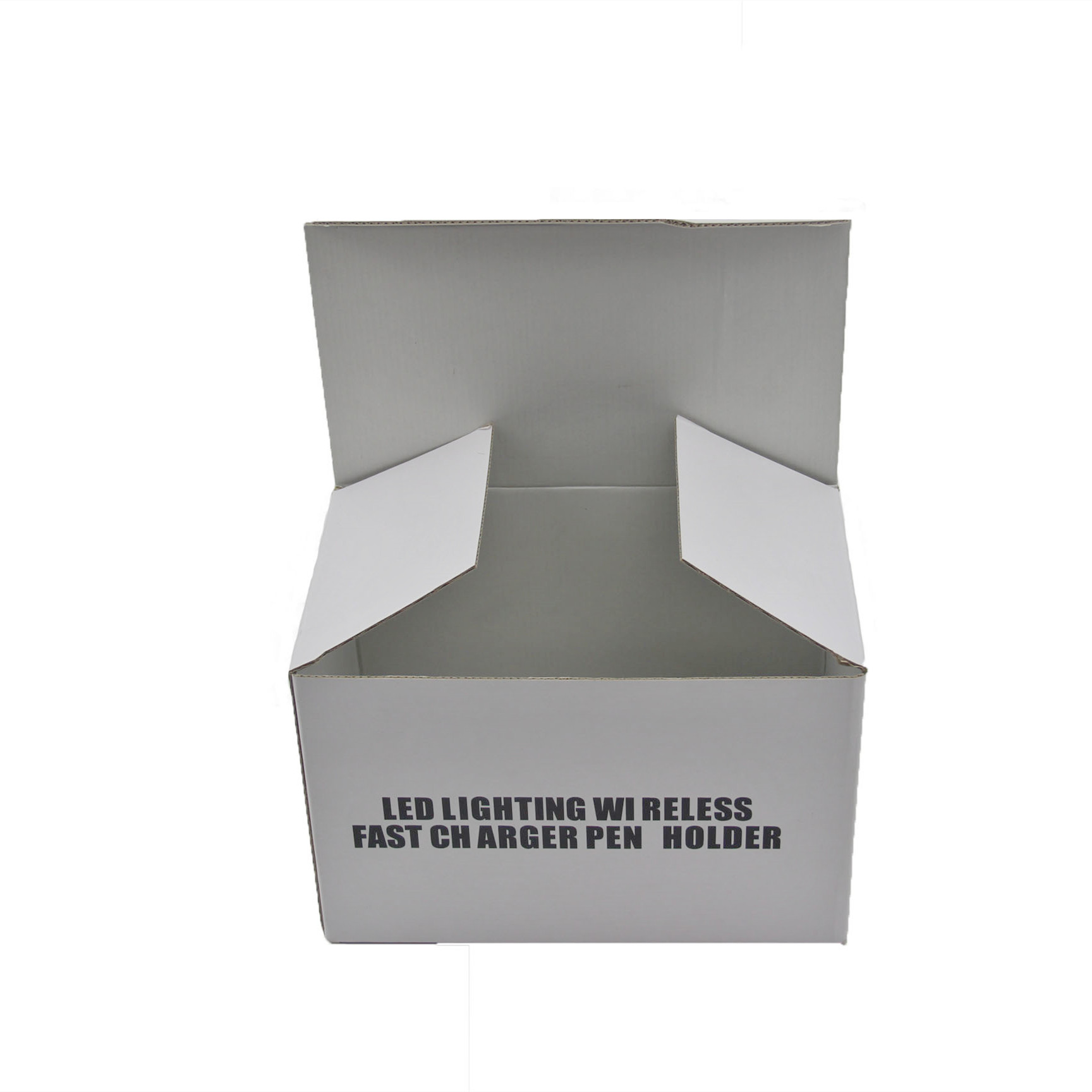 ABS Material Leather Pen Holder Custom Logo Ultraportable Nontoxic With LED Lights